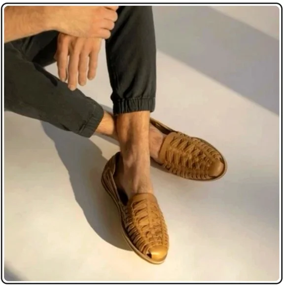 Nisolo | Shoes | New Nisolo Mens Leather Huarache Sandals  display picture 3